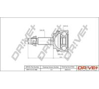 JOINT KIT DRIVE SHAFT DP2110.10.1466 FOR TOYOTA 1ZZ-FE 1.8L 4ZZ-FE 1.4L 4cyl
