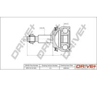 JOINT KIT DRIVE SHAFT DP2110.10.1501 FOR VW CALIFORNIA/T5/Camper TRANSPORTER