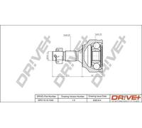 Driveshaft CV joint DP2110.10.1545 Drve+ for PEUGEOT 307 SW 307 Estate