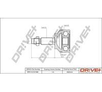 Driveshaft CV joint DP2110.10.1585 Drve+ for RENAULT NISSAN