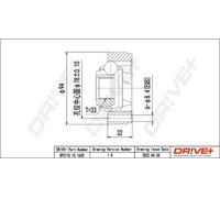 JOINT KIT DRIVE SHAFT DP2110.10.1620 FOR SKODA OCTAVIA/Combi/Van FABIA RAPID A3