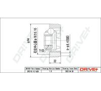 JOINT KIT DRIVE SHAFT DP2110.10.1620 FOR SKODA OCTAVIA/Combi/Van FABIA RAPID A3