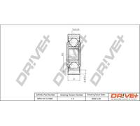 JOINT KIT DRIVE SHAFT DP2110.10.1665 FOR VW CALIFORNIA/T5/Camper TRANSPORTER