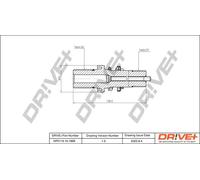Driveshaft CV joint DP2110.10.1868 Drve+ for VW TRANSPORTER Mk V Van