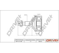 JOINT KIT DRIVE SHAFT DP2110.10.1887 FOR PEUGEOT CITROËN C4/PICASSO/MPV/GRAND