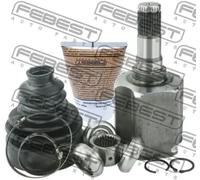Driveshaft CV joint transmission sided 2111-CA2LH FEBEST for FORD MONDEO IV