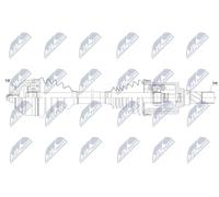 NTY NPW-ME-166 Drive shaft