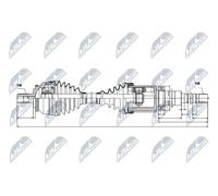 Drive Shaft OE: 30783102 for Volvo XC70 2.4D, 2.4D5, 2.5T 2002-2008, Right OE z