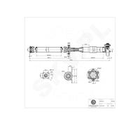 Driveshaft Gimbals Rear For BMW X3 E83 26107577059