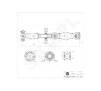 Driveshaft Gimbals Rear Left For VW Crafter 30-35 30-50