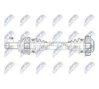 Driveshaft Rear Axle Right Automatic Transmission NPW-BM-037 NTY for BMW X1