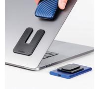 DriveSlide - Aesthetic Portable Computer Mounted External Hard Drive and Hub Holder to Organize Laptop Workspace and Declutter Cable with Lock System (1 DriveSlide + 1 Add-On Key (Black))