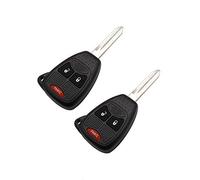 DRIVESTAR Keyless Entry Remote Car Key Replacement for Chrysler Dodge Jeep Use 3 Button Replacement for OHT692427AA, Set of 2