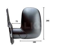DRIVETEC DDM199L LEFT SHORT ARM WING MIRROR FOR FORD TRANSIT 94 - 00