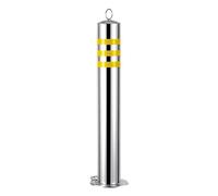 Driveway Barrier Traffic Barricade Traffic Delineator Posts 26/32 inch Height, Stainless Steel Driveway Barrier Parking Cones Visual, For Crowd Control/Street Stanchion (1 Pack 31.5in Tall)