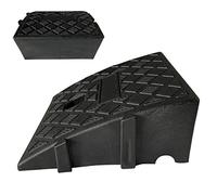 Driveway Curb Ramps, 2-Piece Non-Slip Heavy Duty Threshold Ramp for Wheelchair, Motorcycle, and Vehicle Access, Portable Solution for Loading Dock and Sidewalk