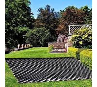 Driveway Gravel 3ft to 30ft Mud Grids with Drain Holes for Light Truck Parking Soil Support HeavyDu Driveway Soluts