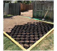 Driveway Grid System - Permeable Mesh Fabric for Mud Control, 2-Inch Honeycomb Design for Garden Paths and Walkways Foundation