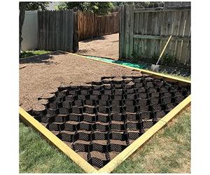 Driveway Grid System - Permeable Mesh Fabric for Mud Control, 2-Inch Honeycomb Design for Garden Paths and Walkways Foundation