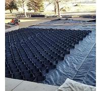 Driveway Grids for Garden Shed Base 2" High Polyethylene Soil Foundation for Landscaping Patios WalkwaysMud Erosion Control Grids (Size: 4x)