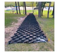 Driveway Grids for Gravel Stabilization, Ground Gravel Pathway Stabilizer, Geo Cell Mud Control Grids for Steep Slope Walkways and Garden Pathways