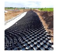 Driveway Grids for Gravel Stabilization, Ground Gravel Pathway Stabilizer, Geo Cell Mud Control Grids for Steep Slope Walkways and Garden Pathways