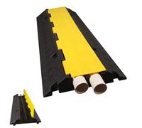 Driveway Hose Protector Ramp, 3T Axle Capacity Protective Cable Cover, Speed Bump for Asphalt Concrete Gravel Driveway Indoor Outdoor