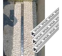 Driveway Micro Drain Channel Kit - Outdoor System with Detachable Grate, Advanced De Blocker for Sidewal and Driveways, Prevent Flooding and Clogs