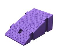 Driveway Ramp, Driveways Ramps for the Curb can be Spliced and Lengthened, Suitable for Parking Lots, Warehouses(Purple,25x45x19cm/10x18x7.5in)