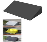 Driveway Ramp for Low Cars, Motorcycles & Wheelchairs - Lightweight Curb Ramp for Sidewalks, Suitable for Heights of 3-15 cm