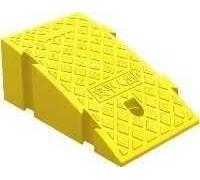 Driveway Ramp Plastic Wheelchair Ramp For Driveway - Lightweight Kerb Ramps Threshold Ramp Portable(Yellow,H:19cm/7.5)