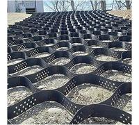 Driveway Stabilizer Grid - Heavy-Duty Honeycomb Mesh for Gravel Soil Mud Sand - 5x6m (16.5x20ft) Options: 3-33ft Long Ground Reinforcement