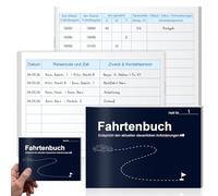 Driving Book Car Tax Office Recognized A6 Landscape Logbook Service Car 28 Sheets Driving Books 2026 Portable Truck Logbook for Private Business Drives