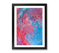 Driving Into The Elements Abstract Framed Print | A4 Black Framed Wall Art | Ready to Hang | Abstract Fantasy Picture | Living Room Bedroom Lounge Office