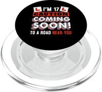 Driving Lessons Learner Driver 17th Birthday Im 17 Today PopSockets PopGrip for MagSafe
