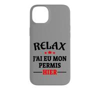 Driving License Gift Code of the Road Humor Driver Case for iPhone 14 Plus