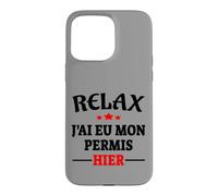 Driving License Gift Code of the Road Humor Driver Case for iPhone 15 Pro Max