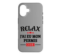 Driving License Gift Code of the Road Humor Driver Case for iPhone 16