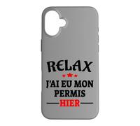 Driving License Gift Code of the Road Humor Driver Case for iPhone 16 Plus