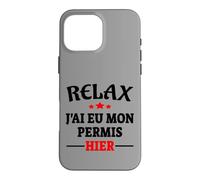 Driving License Gift Code of the Road Humor Driver Case for iPhone 16 Pro Max
