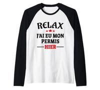 Driving License Gift Code of the Road Humor Driver Raglan Baseball Tee