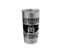 Driving License Passed New Driver Permit Driving School Stainless Steel Insulated Tumbler
