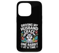 Driving My Husband Crazy One Rabbit At A Time Funny Case for iPhone 13 Pro