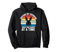 Driving My Husband Crazy One Rabbit At A Time Funny Wife Mom Pullover Hoodie