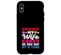Driving My Wife Crazy One Bingo Night Bingo Player Case for iPhone X/XS