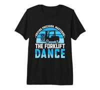 Driving Precision Mastering The Forklift - Forklift Premium T-Shirt
