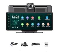 Driving Recorder 10.26''Dashboard Android Dash Cam Bluetooth U Disk ADAS GPS Navigation 24H Parking Car DVR Video Recorder Dashcam for Cars(M50Pro NO RearCam,NO TF Card)