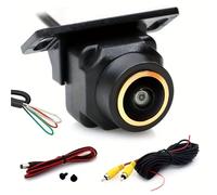 Driving Recorder 1080P Backup Camera - Flush Mount Rear View For Cars, SUVs, RVs, Vans - HD Video Guide Lines, Works With Monitors Car On-Dash Mounted Cameras