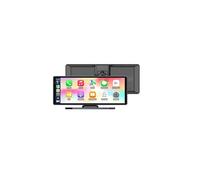 Driving Recorder 8.1 Inch 4K DVR Wireless CarPlay & Android Auto Dash Cam GPS Navigation Dashboard Dual Lens Monitor 5G WIFI BT FM Car Camera(No DVR,64G)