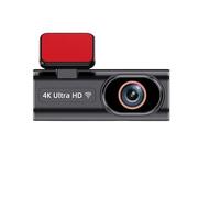 Driving Recorder Dash Cam WIFI GPS CAR DVR Front 4K And Rear 1080P Dual Lens Room Camera Night Vision 24H Parking Monitor Car Camera(With 6M RC-GPS-KIT,None)
